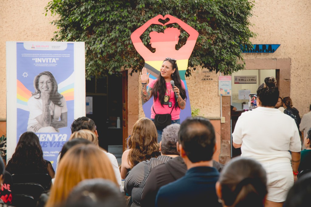 Kenya Cuevas lleva a San Felipe un mensaje de justicia y dignidad para la comunidad&nbsp;LGBTTTIQ+